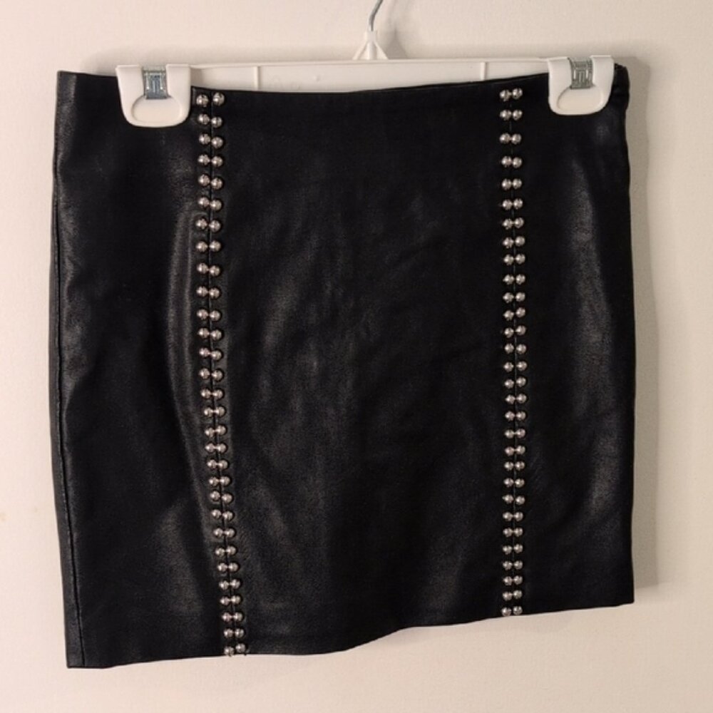 Forever 21 Black Studded Skirt